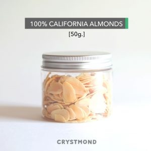 CRYSTMOND NATURAL ALMONDS 50g.